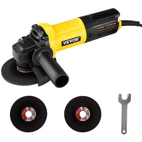 Buy VEVOR Angle Grinder, 4-1/2 Inch Powerful Grinder Tool 11Amp Power ...