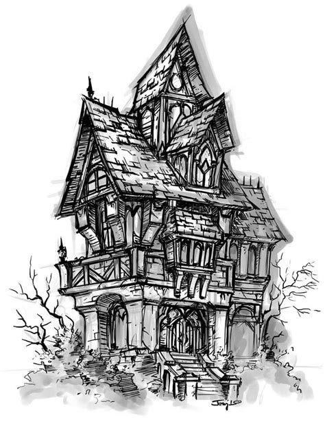 House Sketch - Characters & Art - World of Warcraft: Cataclysm | Art pictures, Illustration art ...