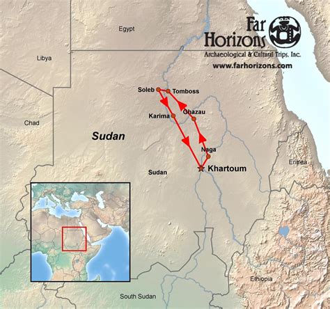 Nile River Map Sudan