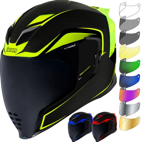 Icon Airflite Crosslink Motorcycle Helmet & Visor - Full Face Helmets - Ghostbikes.com