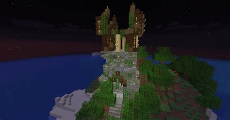 A Cool "Abandoned Fort" That I Made on an Island : r/Minecraft