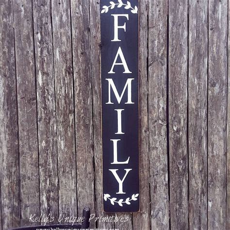 Rustic Family Sign - Etsy