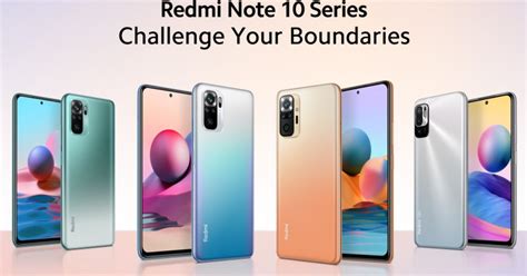 Redmi Note 10 5G vs Note 10 vs Note 10S vs Note 10 Pro Specs Comparison