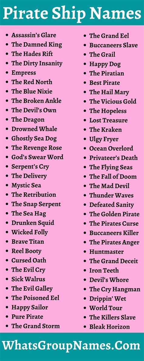 590+ Pirate Ship Names [Cool, Unique, Catchy & Good]