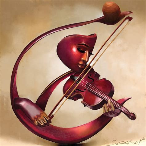 Various Takes on Violin Art – iCanvas Blog – Heartistry