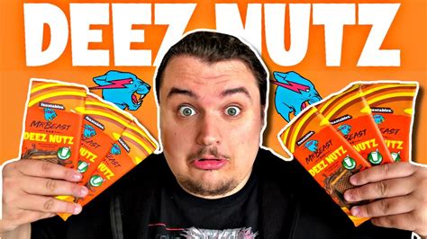 Eating MrBeast's Nuts (New Deez Nuts Flavor) - YouTube