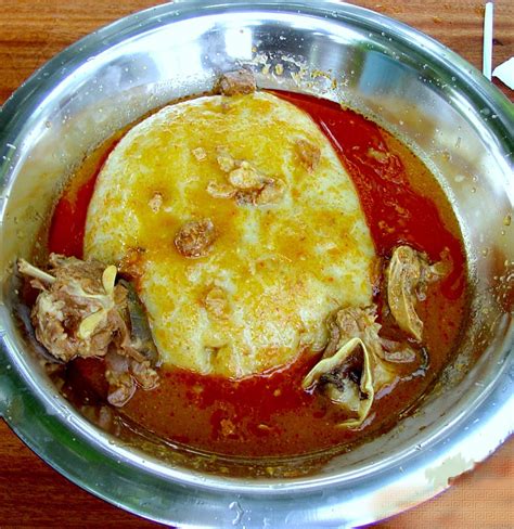 ALL AFRICAN DISHES: GHANA RECIPES (YAM FUFU WITH FRESH FISH SOUP)