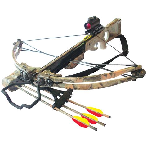 Arrow Precision® Inferno Blaze Ultimate Compound Crossbow Package with Case and Crank Cocker ...