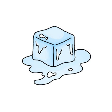 How to Draw an Ice Cube - Step by Step Easy Drawing Guides - Drawing Howtos