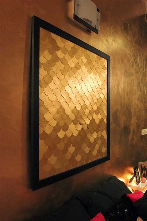 Ayesha's Creative Me!: DIY Fish Scale Wall Art