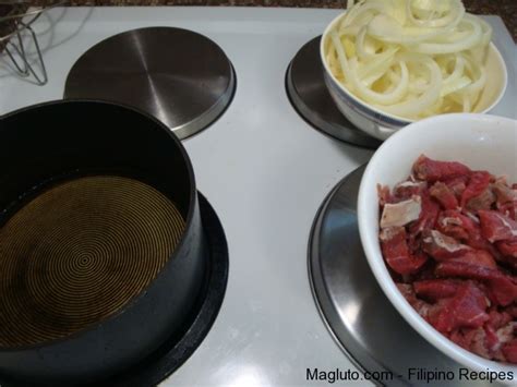 Filipino Recipe Pigar Pigar (Beef Stirfry) « Magluto.com - Filipino ...