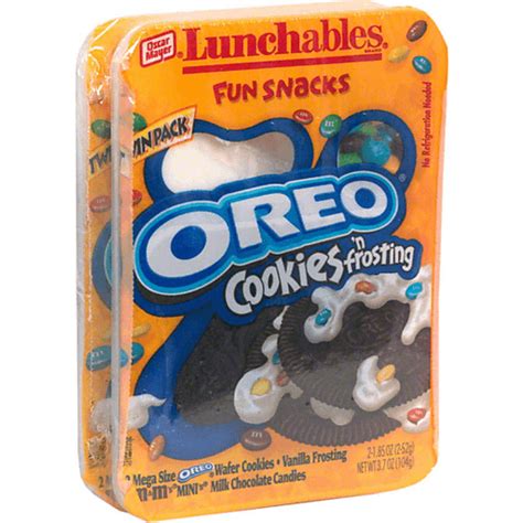 Lunchables Oreo Cookies 'n Frosting 2 ea | Lunchables & Lunch Packs ...