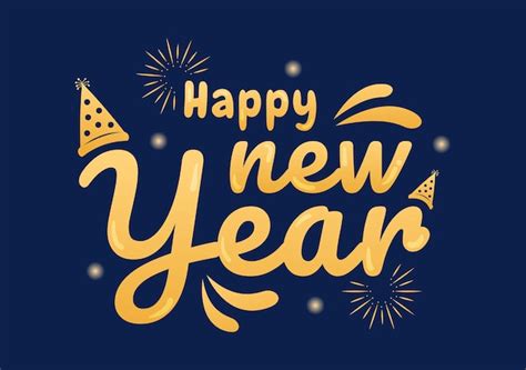 Premium Vector | Happy New Year 2023 Celebration Template Hand Drawn Cartoon Flat Background ...