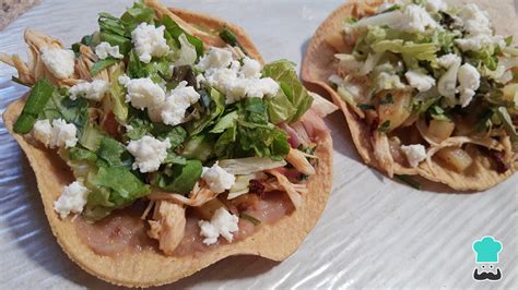 Tostadas De Pollo Receta