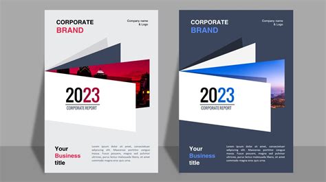 Corporate Book Cover Page Design template in A4 size. Tutorial No. 932 - YouTube