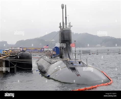 The Seawolf-class attack submarine USS Connecticut Stock Photo - Alamy