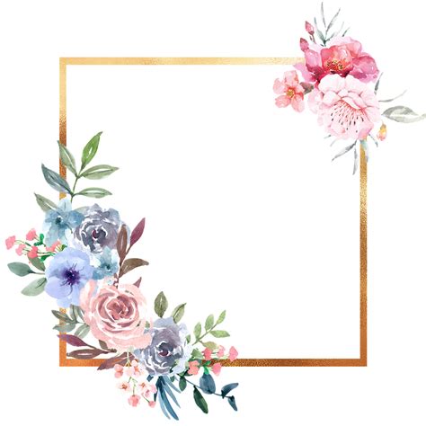 Beautiful Flower Frames Png