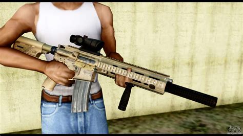 HK416 SOPMOD for GTA San Andreas