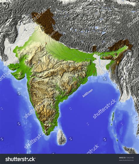 Relief Map India ~ EXODOINVEST