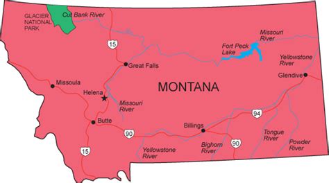 MT Map - Montana State Map