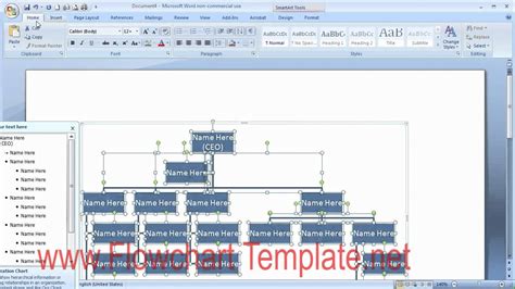 How to make an organizational chart - YouTube