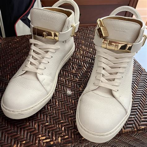 White Buscemi Sneakers - Size 11 - Depop