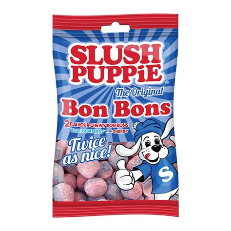 SLUSH PUPPIE CHEWY BLUE RASPBERRY WITH CHERRY BON BONS 100G – UK Emporium Johannesburg