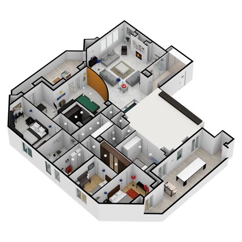 Big plan made on floorplanner.com | Floor planner, Unique floor plans, House plans