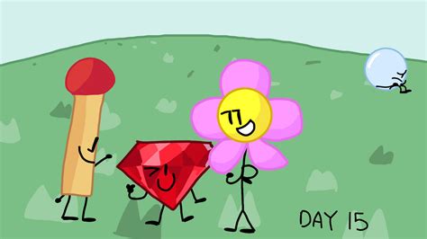 BFB MONTH 15: Match, Ruby, Flower, and Bubble by SlimerGamer9531 on DeviantArt