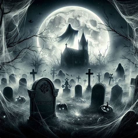 Graveyard and ghost by bingman666 on DeviantArt