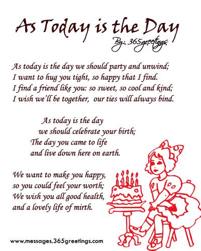 Birthday Poems For Friends | Birthday Quotes