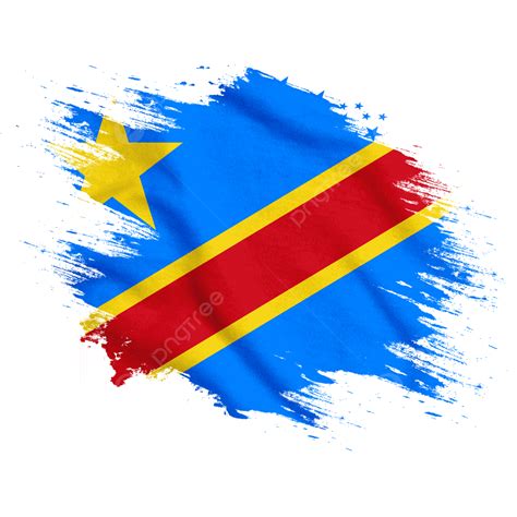 Dr Congo New Watercolor Flag Brush, Dr Congo, Flag, Congo PNG Transparent Clipart Image and PSD ...