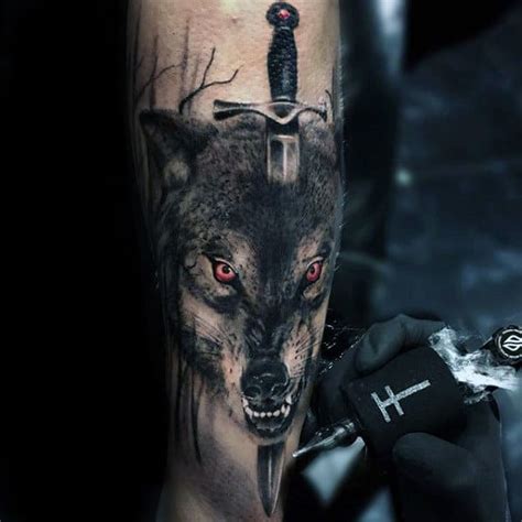 50 Realistic Wolf Tattoo Designs For Men - Canine Ink Ideas