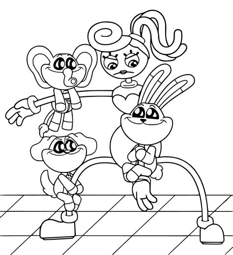 Smiling Critters Coloring Pages Coloring Nation – NBKomputer