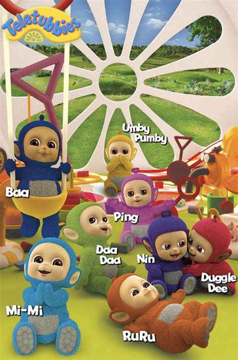 Names Of The Teletubbies By Color