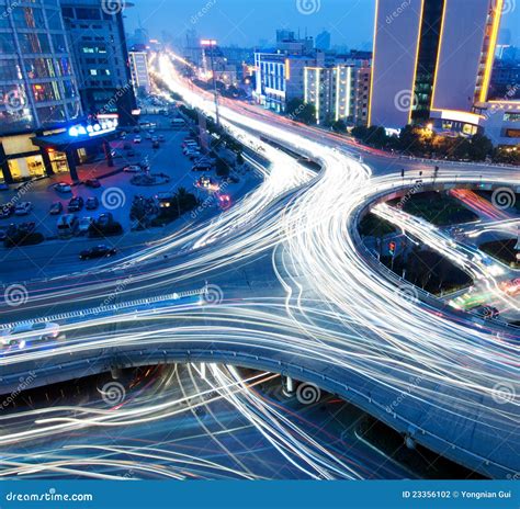 Overpass Night stock photo. Image of quick, road, traffic - 23356102