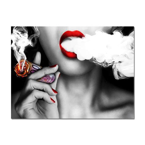 Red Lips Smoke Wallpapers - 4k, HD Red Lips Smoke Backgrounds on ...