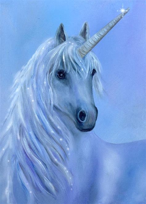 Healing Unicorn Painting by Sundara Fawn