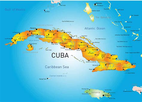 Cuba Beaches Map