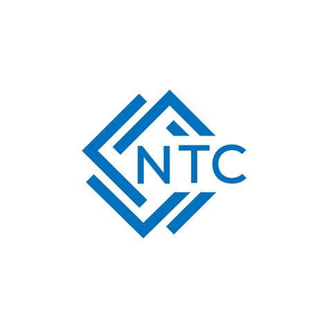 NTC letter logo design on white background. NTC creative circle letter logo concept. NTC letter ...