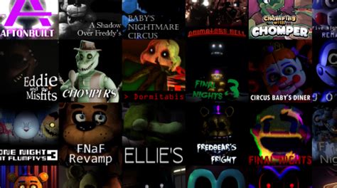 Create a Notable FNAF Fangames Tier List - TierMaker