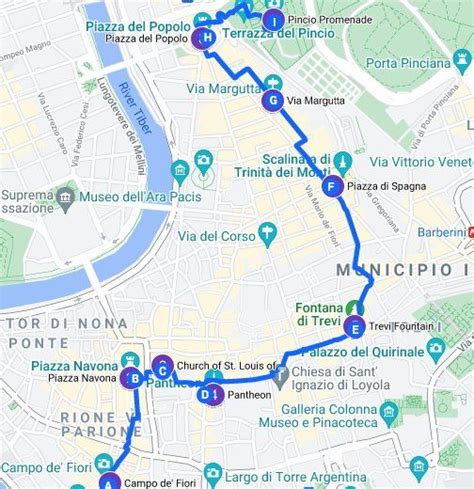 Use this map for your free self-guided Rome walking tour! You'll hit tons of the major ...