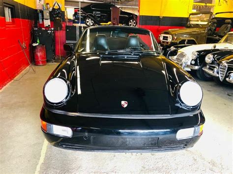 1990 PORSCHE 964 CABRIOLET * LOW MILES * TRIPLE BLACK * - Classic ...