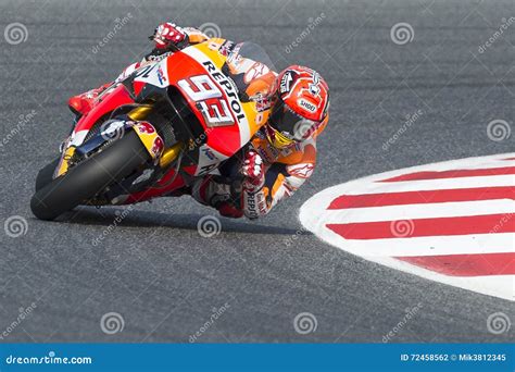 Driver Marc Marquez. Honda Team Editorial Photography - Image of monster, moto: 72458562