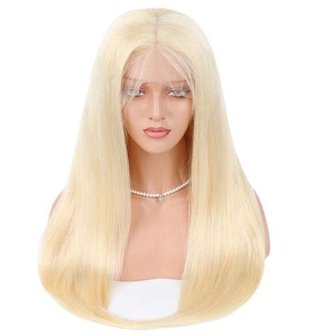 613 light blonde full lace wigs 100% Human hair loose body wave