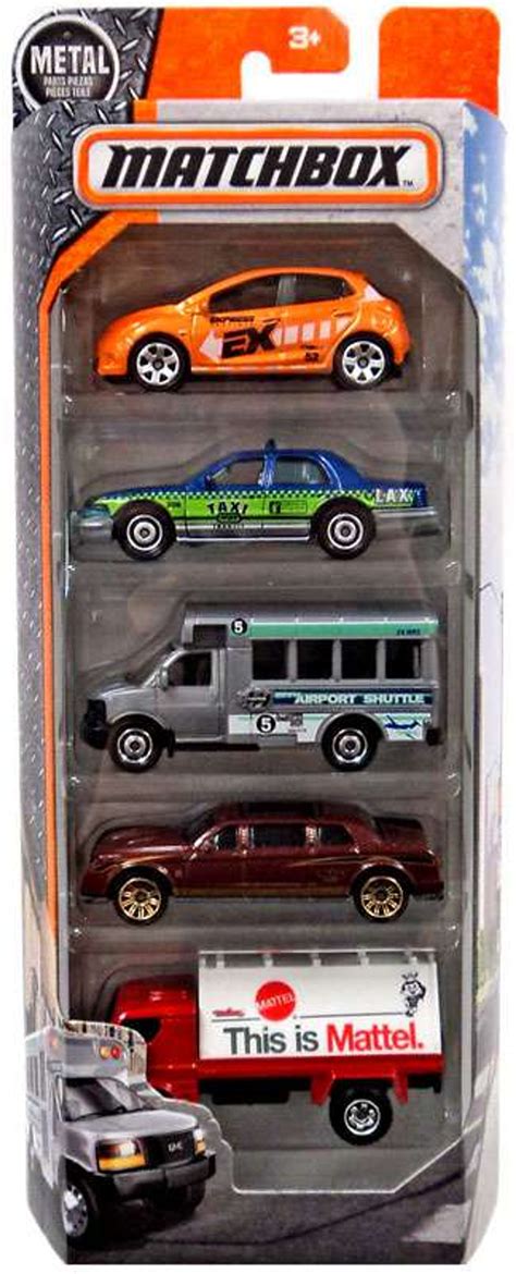 Matchbox Extraordinary Vehicles Diecast Vehicle 5-Pack City Mattel Toys - ToyWiz