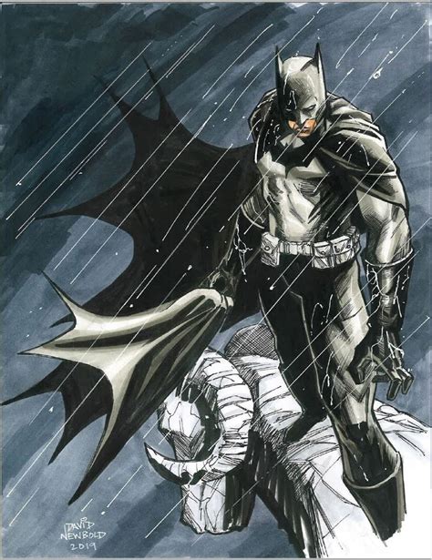 Batman, in Ronald Shepherd's March 2022: The Batman Comic Art Gallery Room