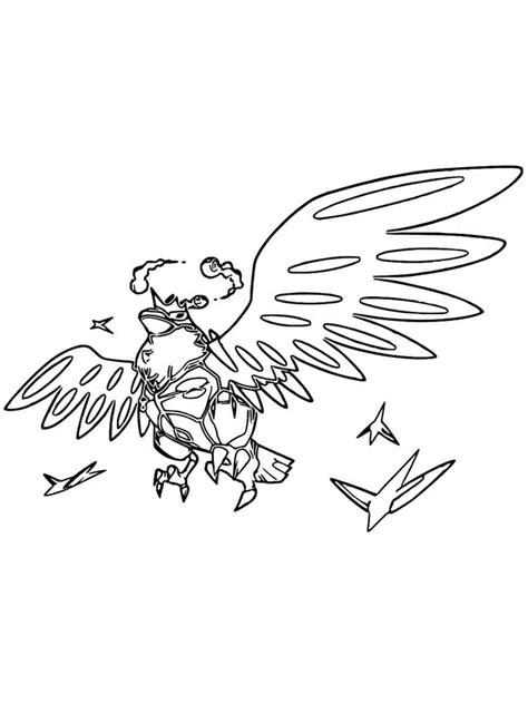 Pokemon Corviknight Pdf Coloring Pages | The Best Porn Website