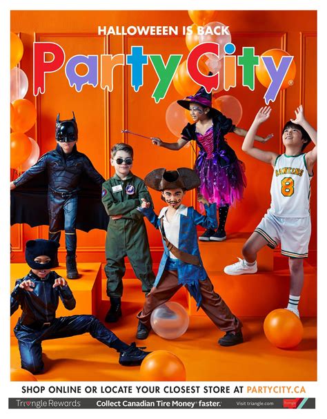 Party City Halloween is Back Flyer September 16 to October 31