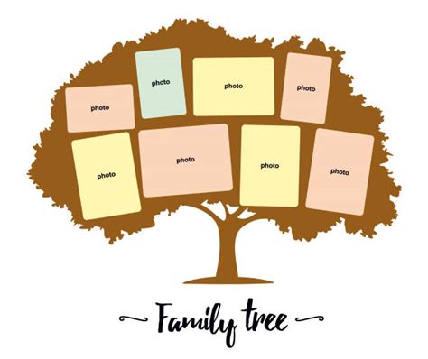 Family Tree Collage Frame Illustrations, Royalty-Free Vector Graphics & Clip Art - iStock